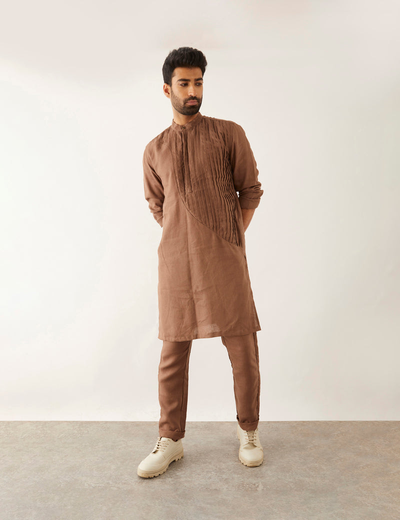 ROAN - KURTA - BROWN