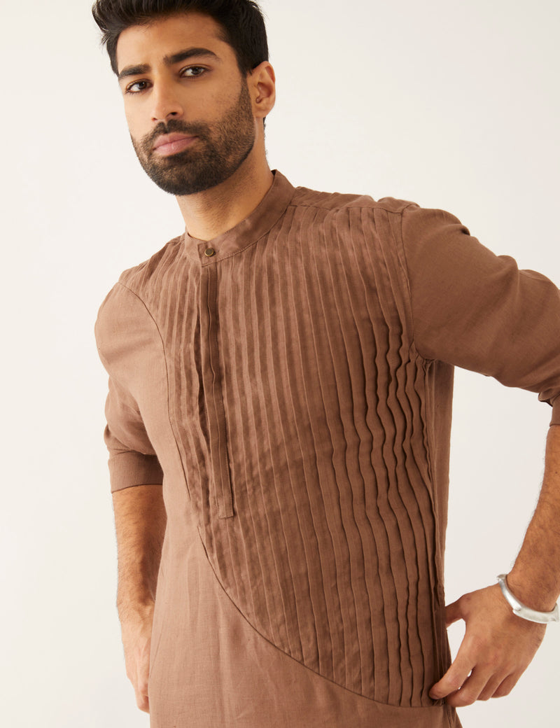 ROAN - KURTA - BROWN