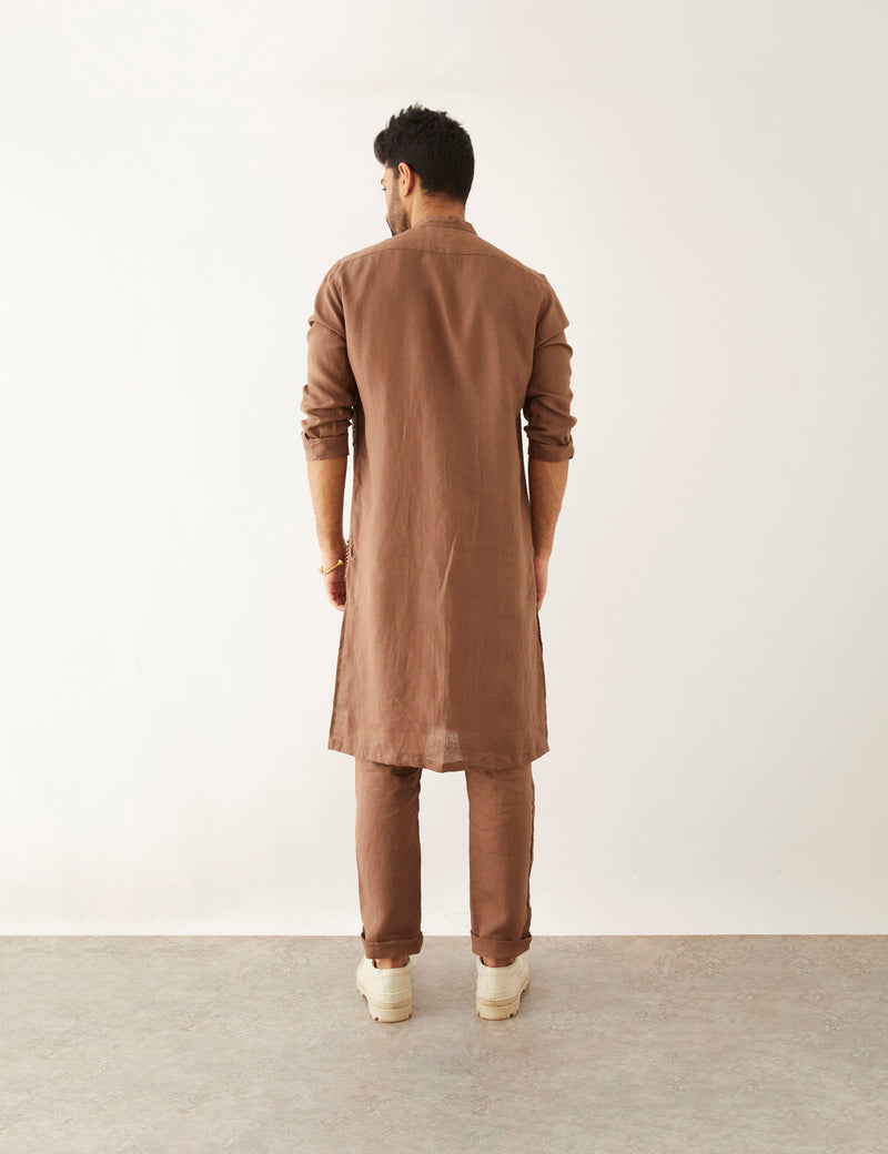 AAKI KURTA - BROWN