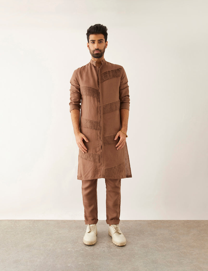 AAKI KURTA - BROWN