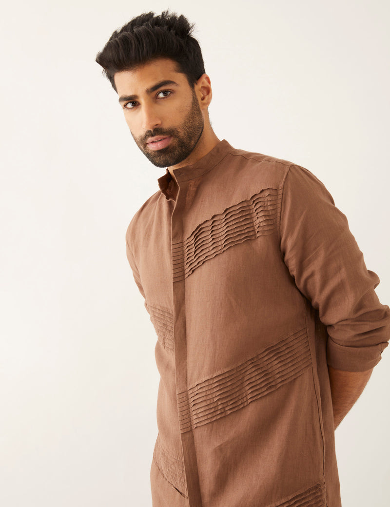 AAKI KURTA - BROWN