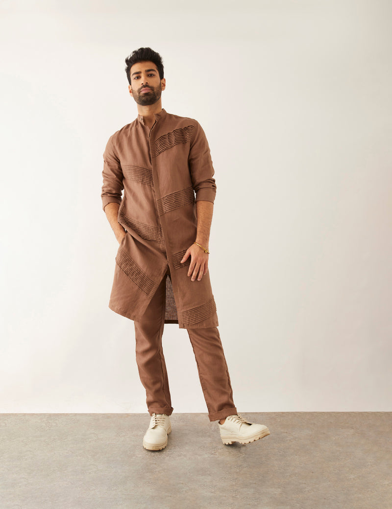 AAKI KURTA - BROWN