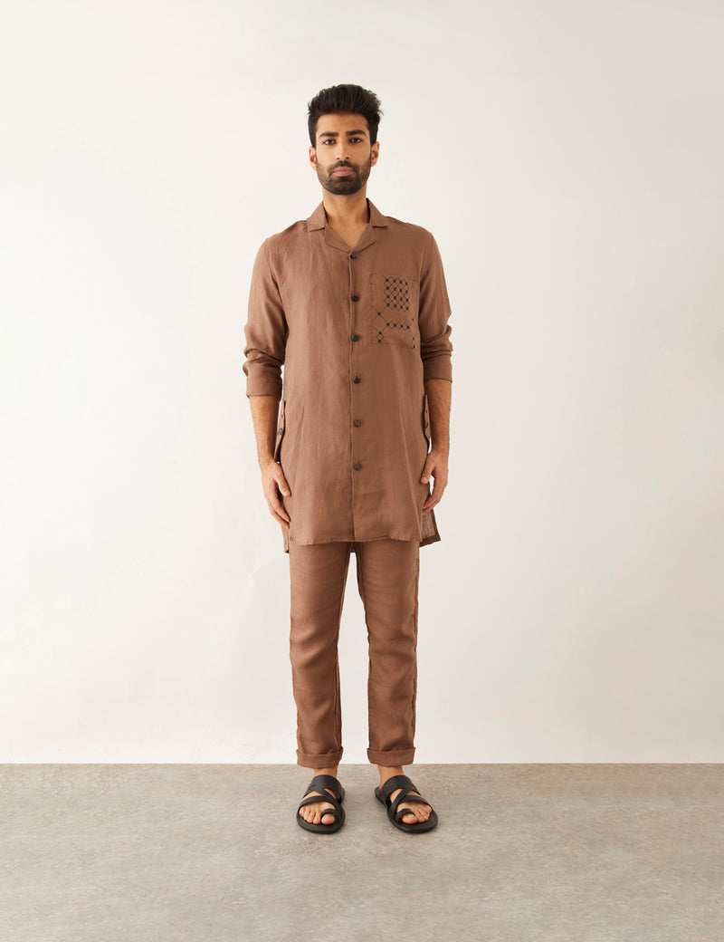 BAB SHIRT - BROWN