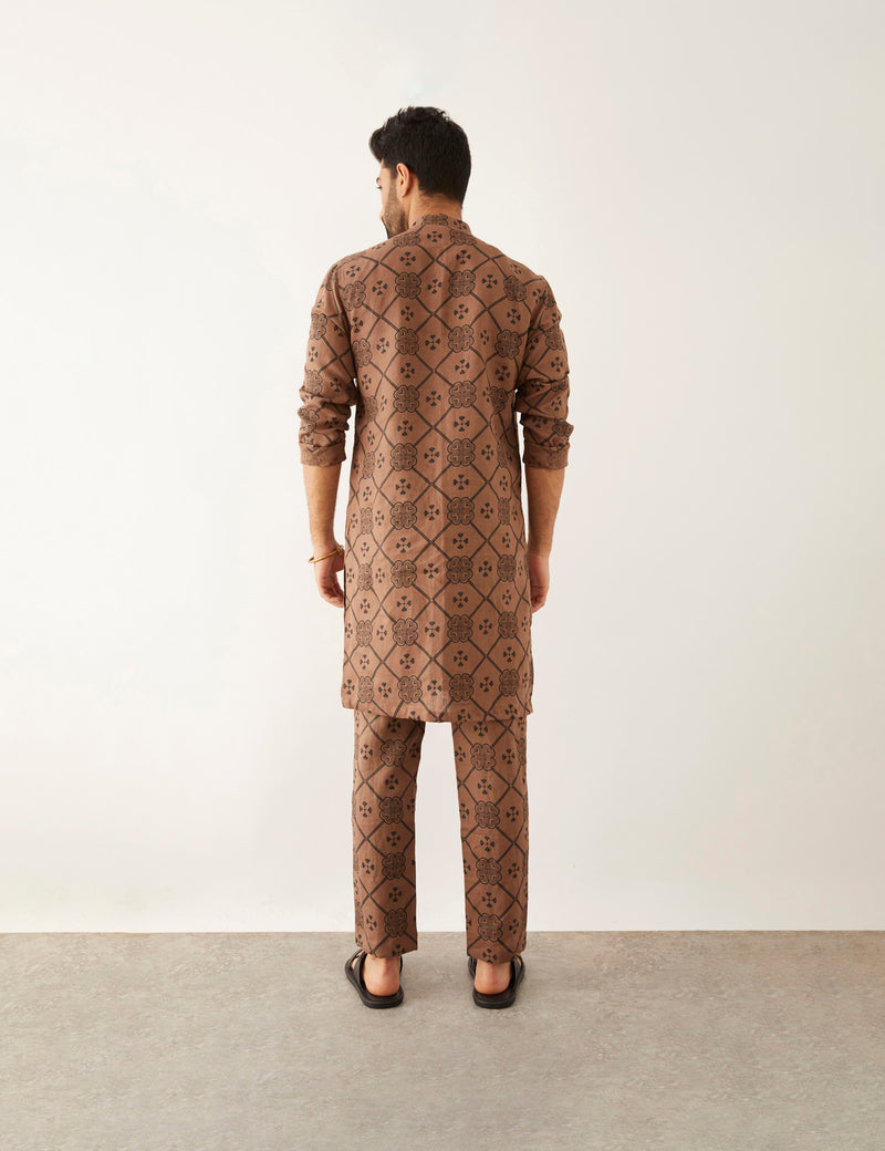 HALLES - CLOVER - KURTA - BROWN