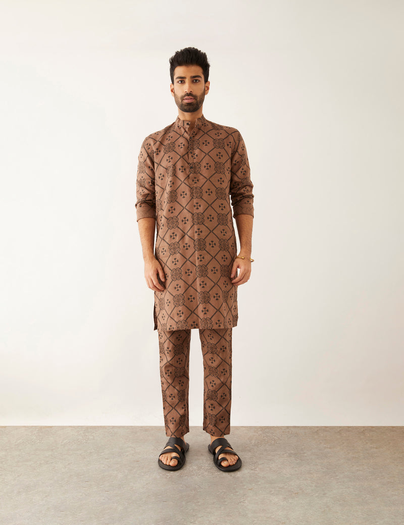 HALLES - CLOVER - KURTA - BROWN