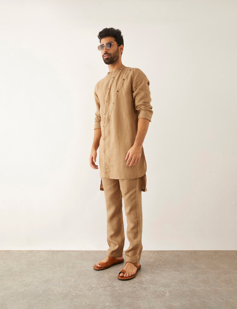 DRISS - KURTA - SET- KHAKI