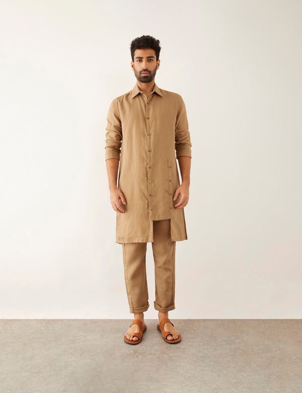 ZEND - KURTA - KHAKI