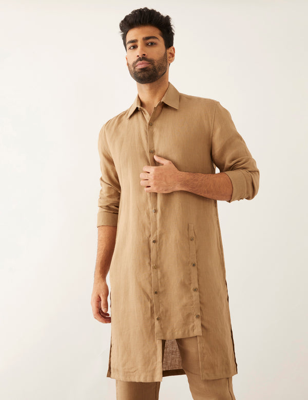 ZEND - KURTA - KHAKI