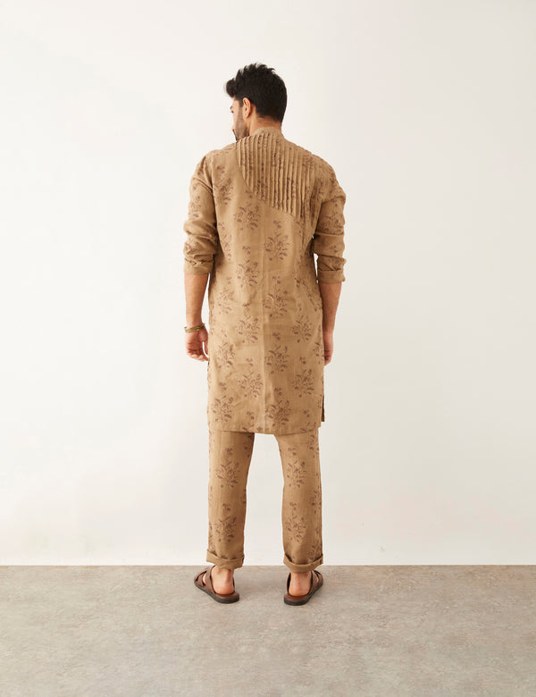 ROAN - CATCHFLY - KURTA - SET - KHAKI