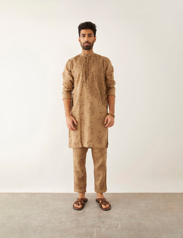 ROAN - CATCHFLY - KURTA - SET - KHAKI