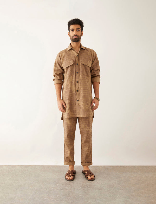 HAMDI - DOMINOS - KURTA - KHAKI