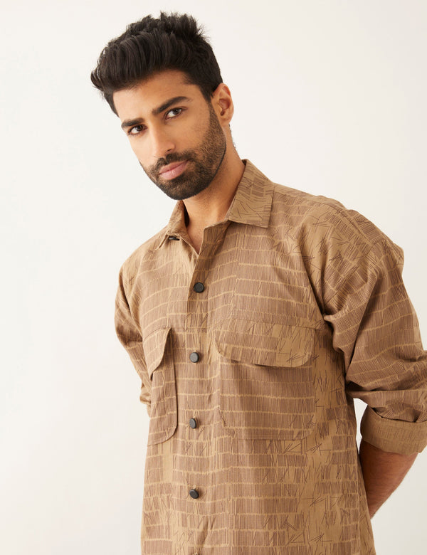 HAMDI - DOMINOS - KURTA - KHAKI