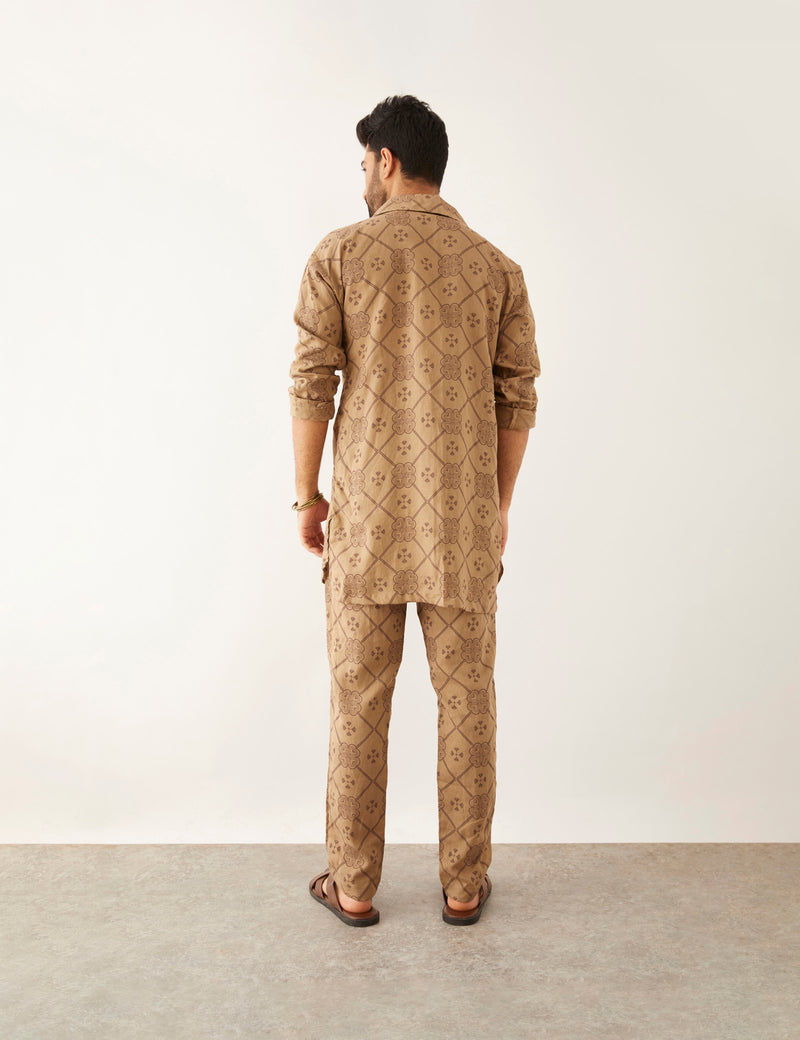 CAI - CLOVER - KURTA - KHAKI