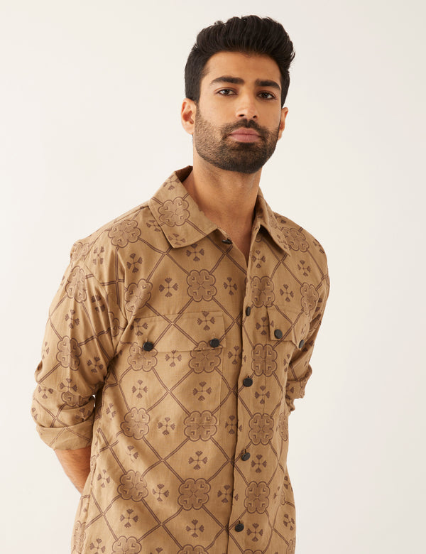 CAI - CLOVER - KURTA - KHAKI