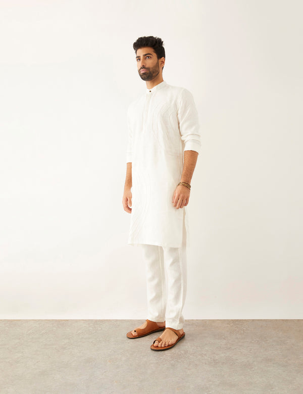 FEZ - KURTA - SET - WHITE