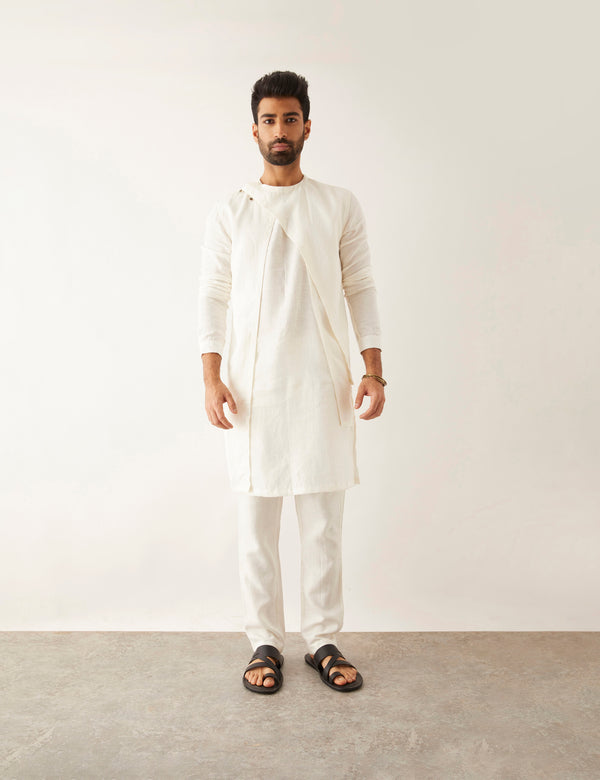 DAHA - KURTA - SET - WHITE