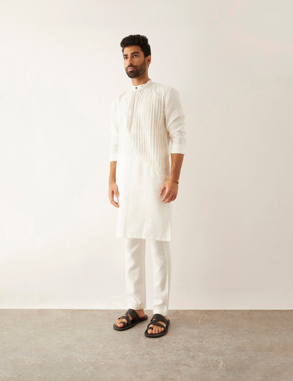 ROAN - KURTA -SET - WHITE