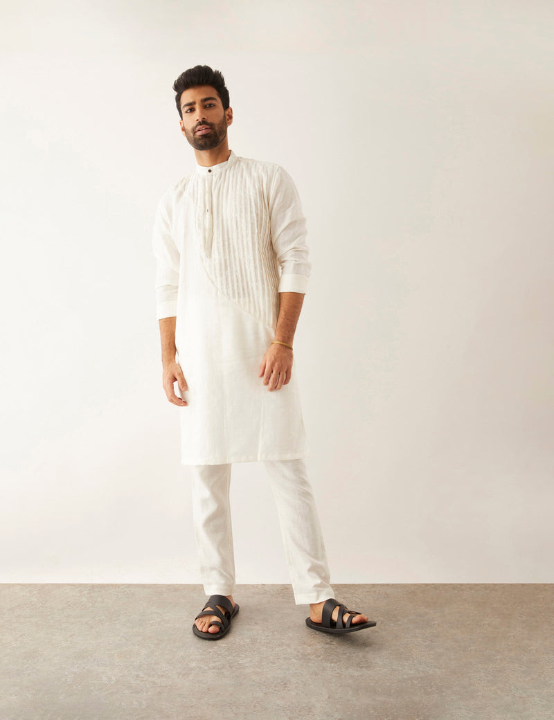 ROAN - KURTA - WHITE