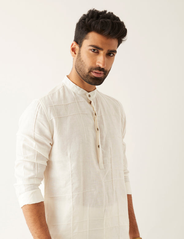 ISSA - KURTA - WHITE