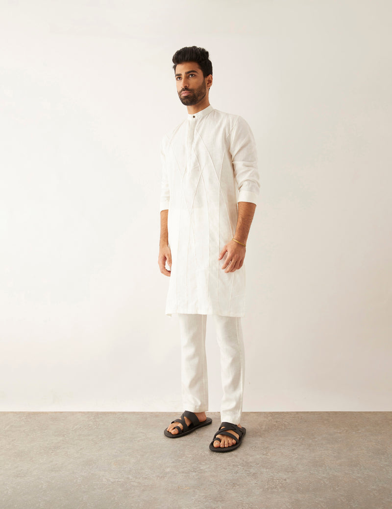 STELA KURTA - WHITE