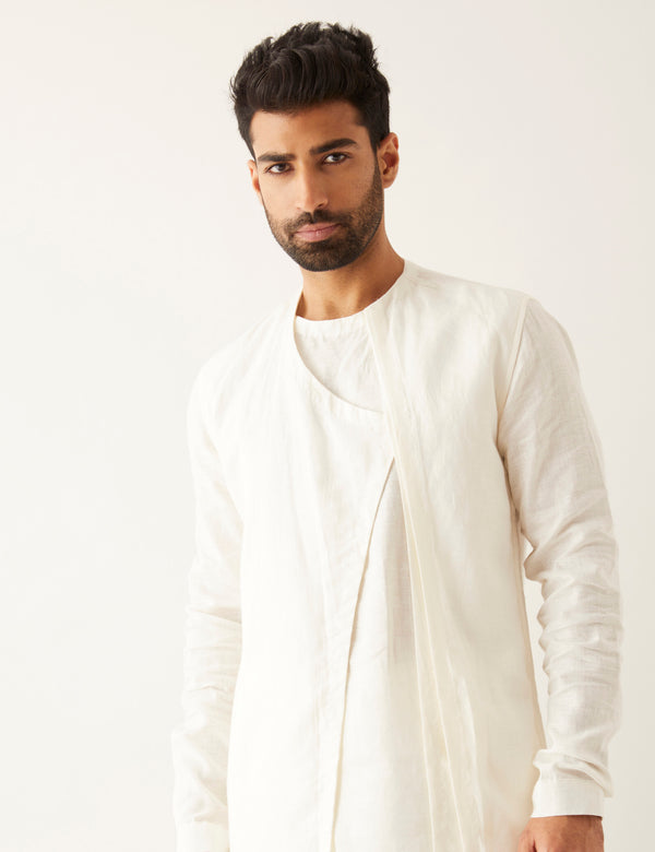 TABBY - KURTA - WHITE