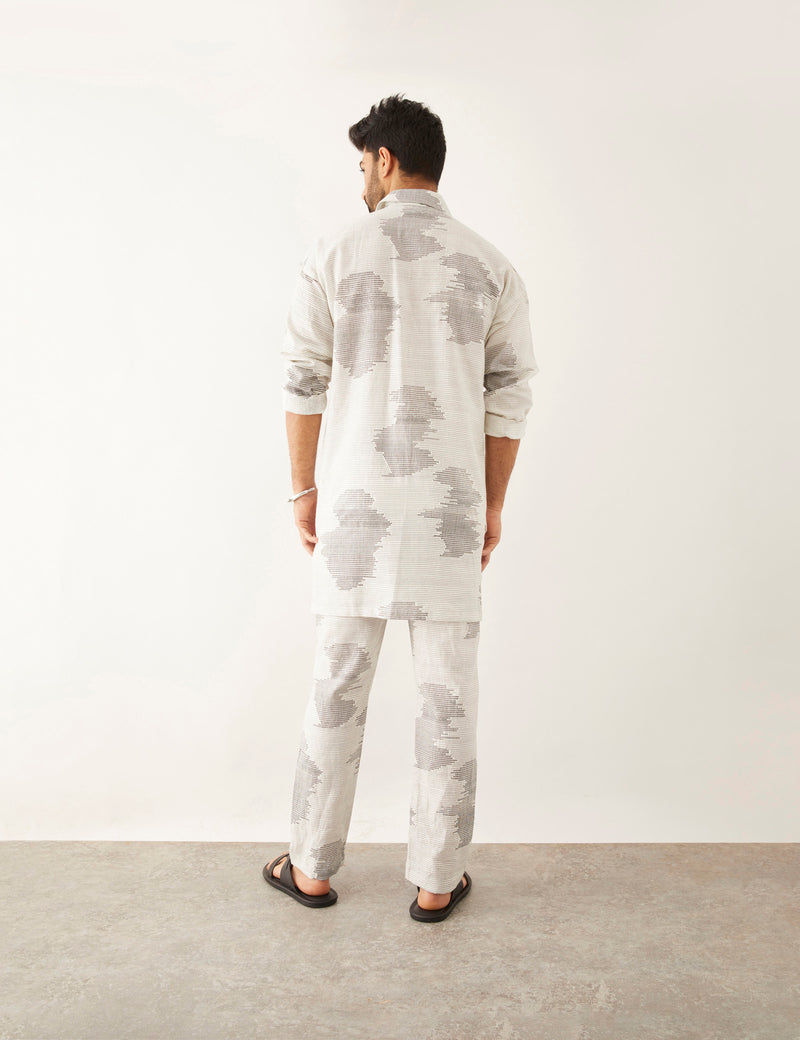 CAI BINARY KURTA - WHITE