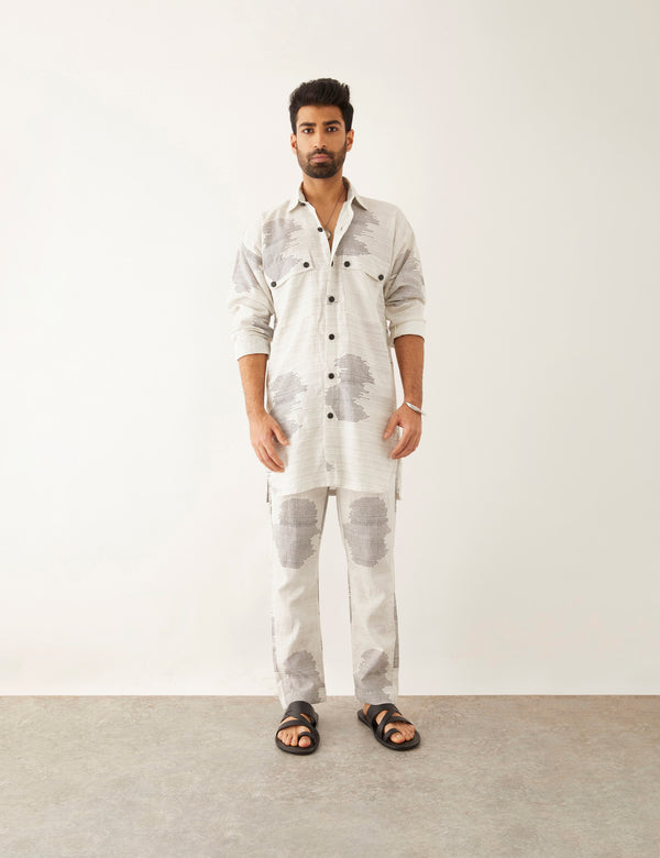 CAI BINARY KURTA - WHITE