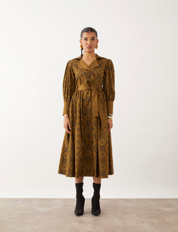 MILORI DRESS - OLIVE