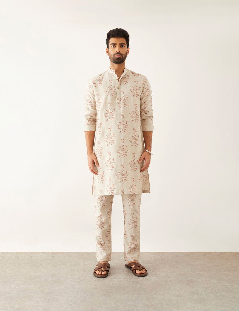 HALLES - CATCHFLY - KURTA - SET - IVORY