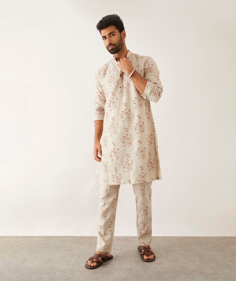 HALLES - CATCHFLY - KURTA - SET - IVORY