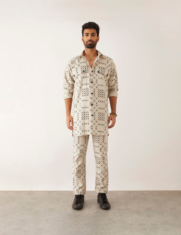 CAI - BALANCE TWIN - KURTA - IVORY