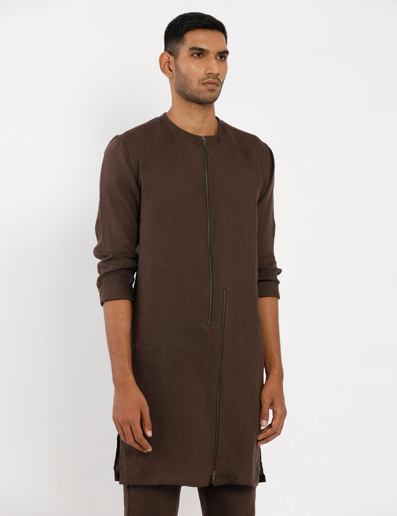 STAN KURTA - BROWN