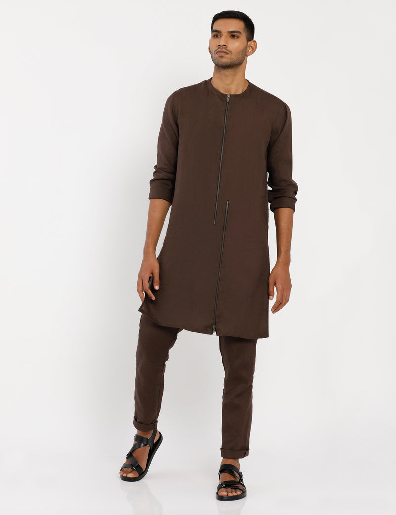 STAN KURTA - BROWN