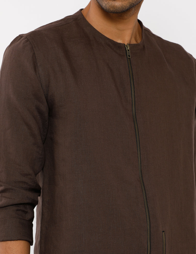 STAN KURTA - BROWN