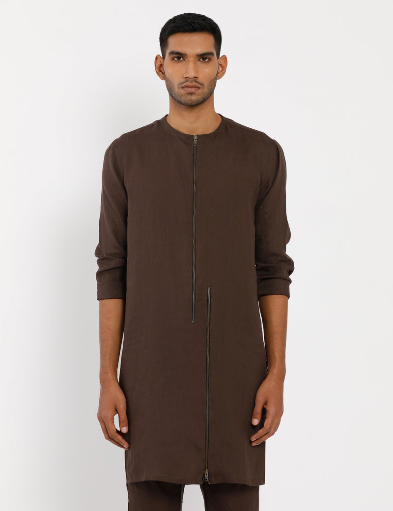 STAN KURTA - BROWN