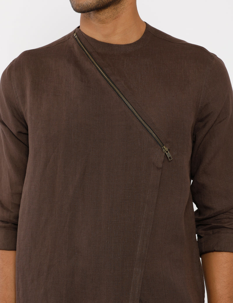 TIBIS KURTA - BROWN