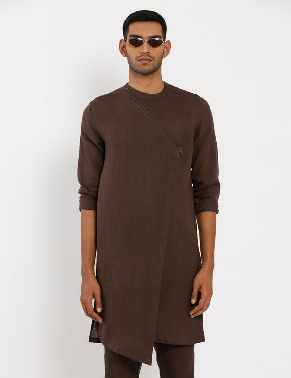 TIBIS KURTA - BROWN