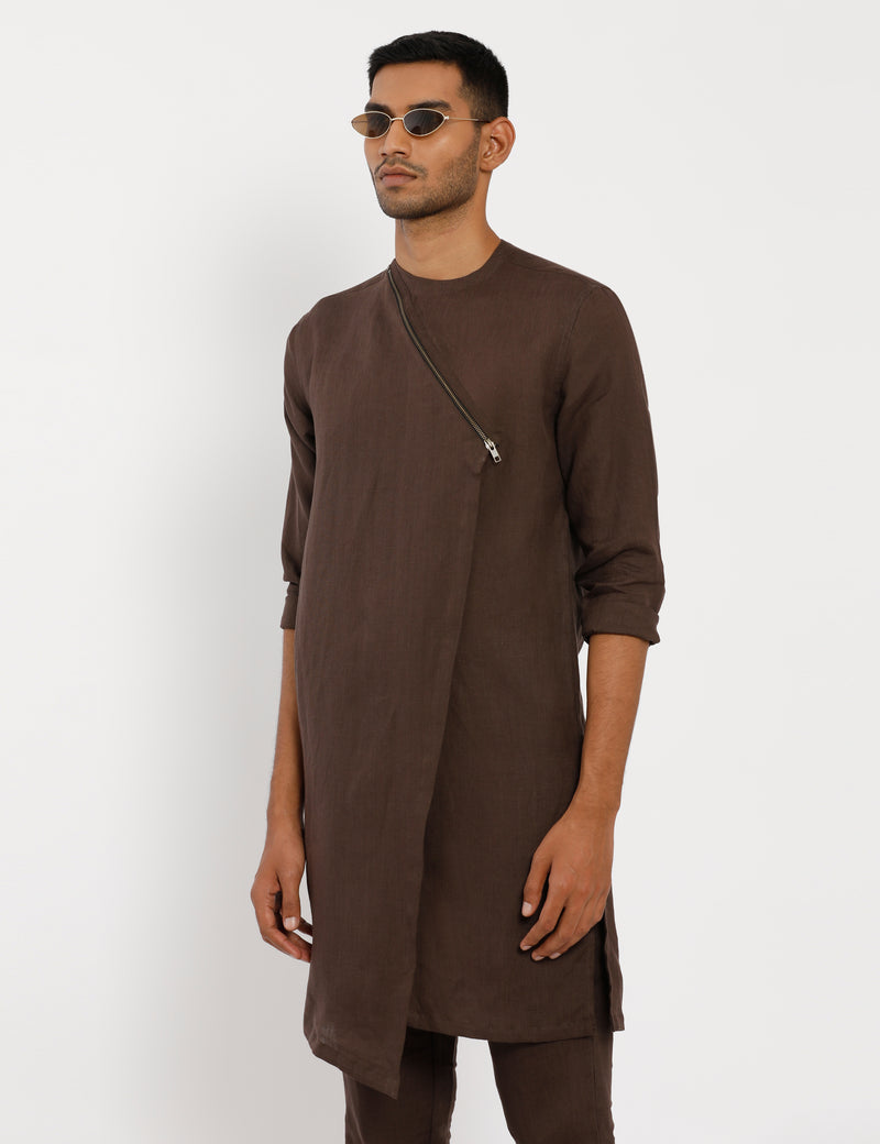 TIBIS KURTA - BROWN