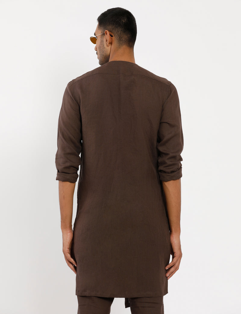 TIBIS KURTA - BROWN