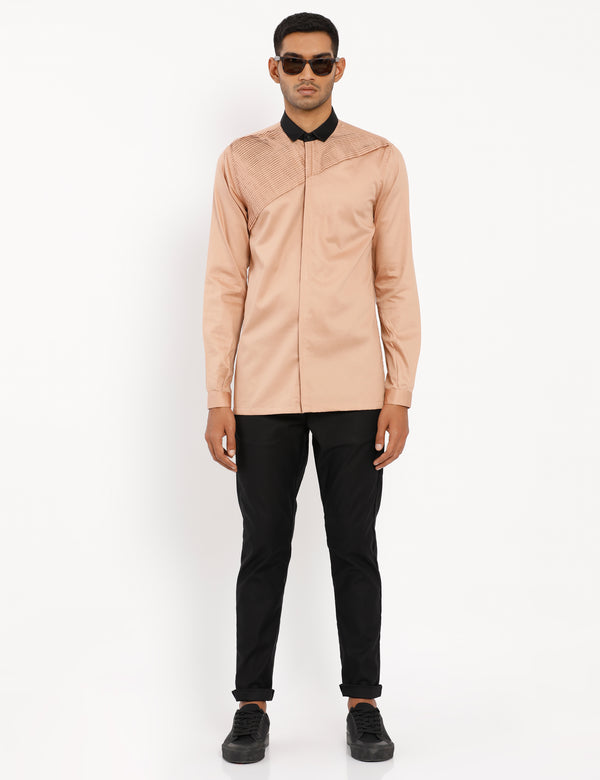 WESTER SHIRT - NUDE