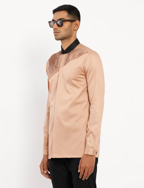 WESTER SHIRT - NUDE