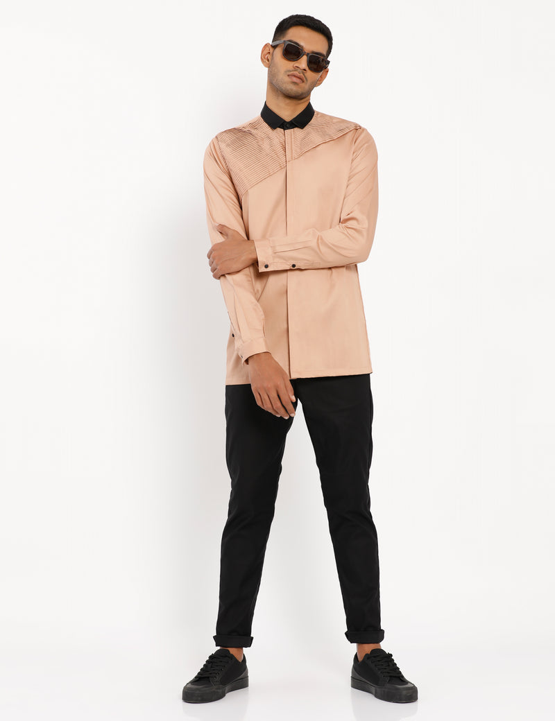 WESTER SHIRT - NUDE